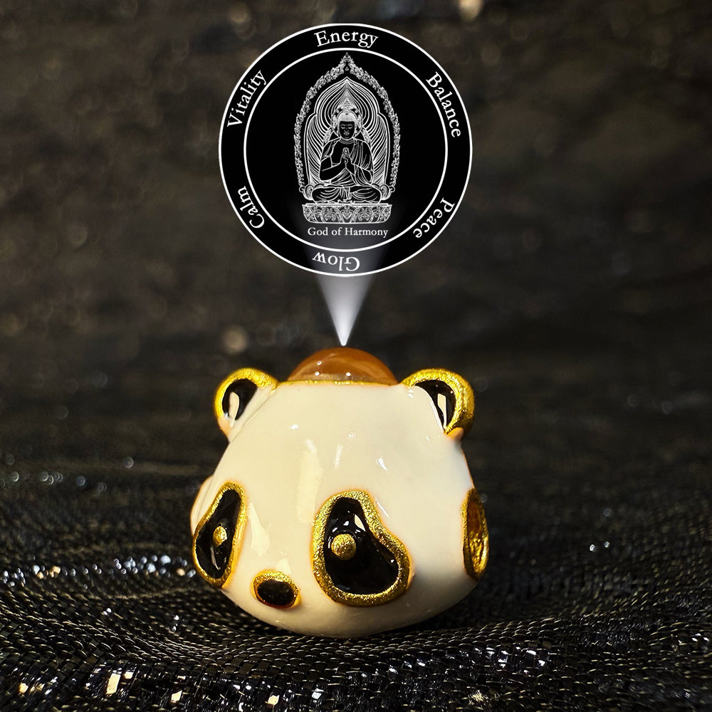 Zencle  Panda Lucky Bead - Playful Harmony Charm